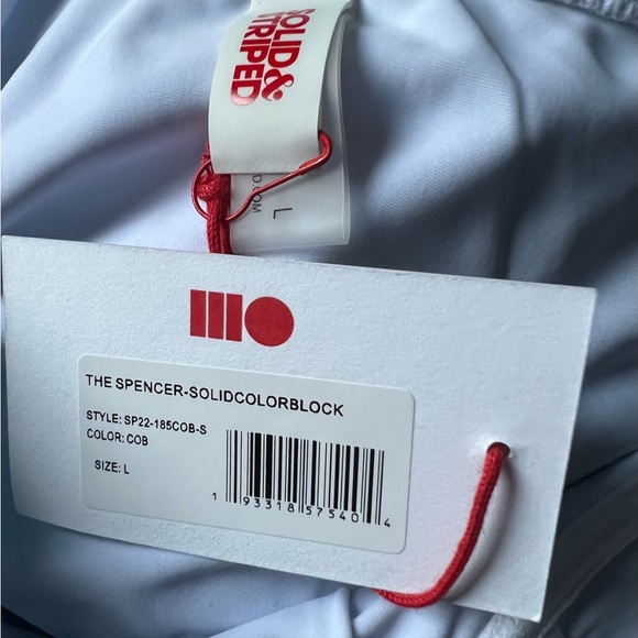 Anthropologie The Spencer Colorblock Belted One-Piece Swimsuit - Picture 8 of 8